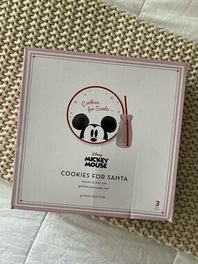 Pottery Barn Kids Mickey Mouse ‘Cookies For Santa’ Set